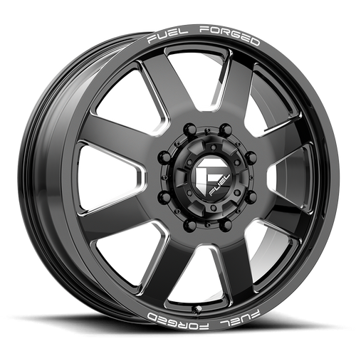 Fuel Mono DE09 FF09D 22X12 -50 Matte Black Milled 8X170 DE0922201745