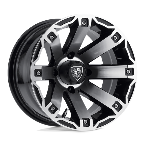 Fairway Alloys FA143 RAGE 12X7 -47 Machined Gloss Black 4X101.6 / 4X4.0 FA-143-M