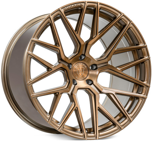 Rohana Wheels RFX10 19x8.5 33 Brushed Bronze 5x120 RFX1019855120BZ33