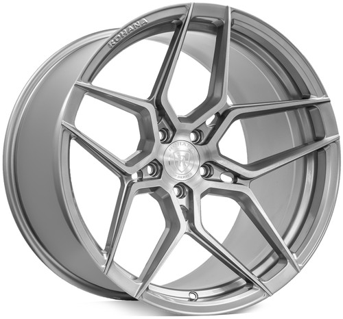 Rohana Wheels RFX11 19x8.5 33 Brushed Titanium 5x120 RFX1119855120BT33