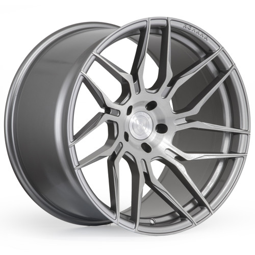 Rohana Wheels RFX7 21x10.5 40 Brushed Titanium 5x120 RFX7211055120BT40L