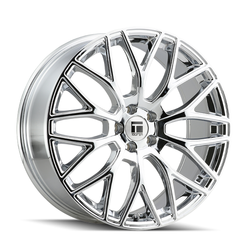 TOUREN TR76 3276 CHROME 20X8.5 5-120 35MM 74.1MM 3276-2812C35