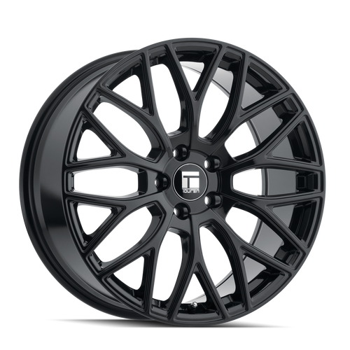 TOUREN TR76 3276 GLOSS BLACK 18X8 5-100 35MM 56.1MM 3276-8844GB35