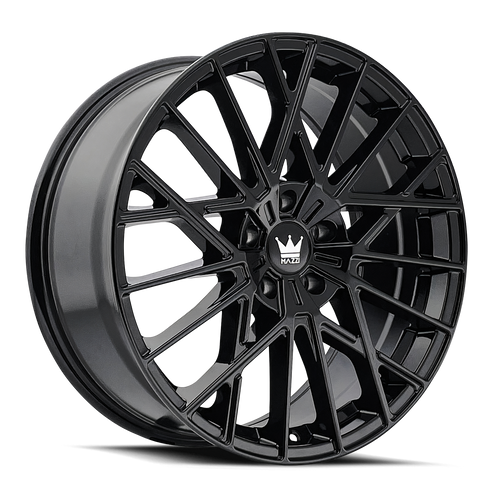 MAZZI JINX 378 GLOSS BLACK 20X8.5 5-120 38MM 72.56MM 378-2812GB38