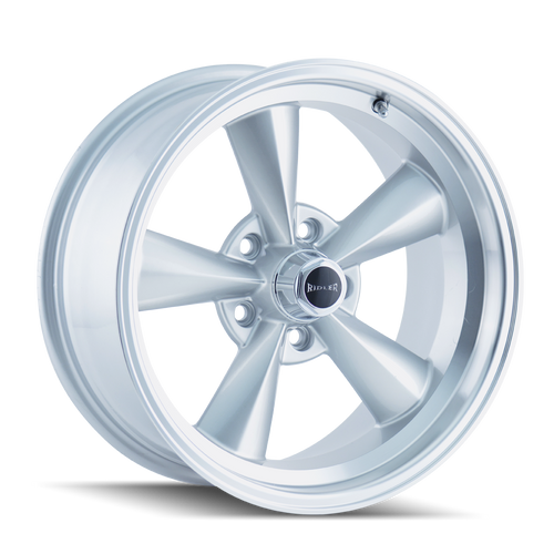 RIDLER 675 SILVER/MACHINED LIP 17X8 5-114.3 0MM 83.82MM 675-7865S