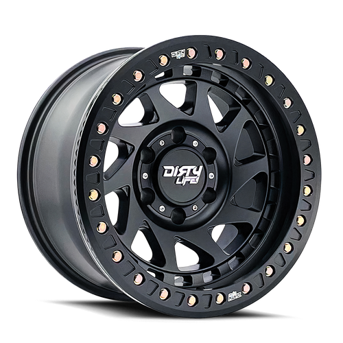 DIRTY LIFE ENIGMA RACE 9313 MATTE BLACK 17X9 8-170 -12MM 125.2MM 9313-7970MB12