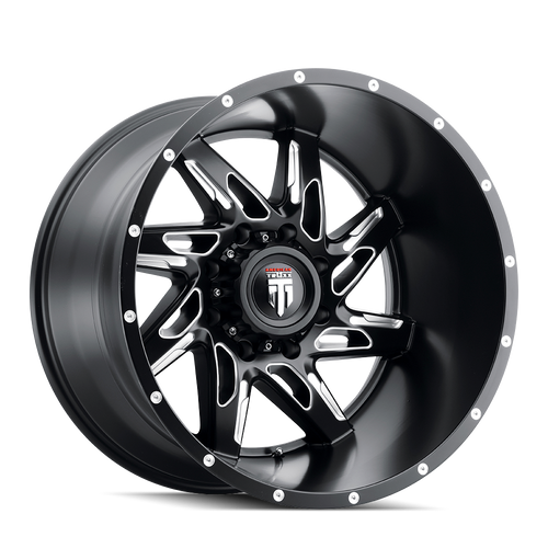 AT183-221494M AMERICAN TRUXX SPYDER AT183 BLACK/MILLED 22X14 8-170 -76MM 125.2MM AT183-22470M-76