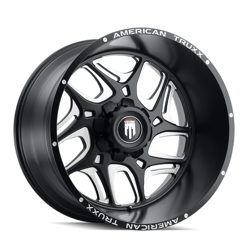 AT1900-221294M AMERICAN TRUXX SWEEP AT1900 BLACK/MILLED 22X12 8-170 -44MM 125.2MM AT1900-22270M-44