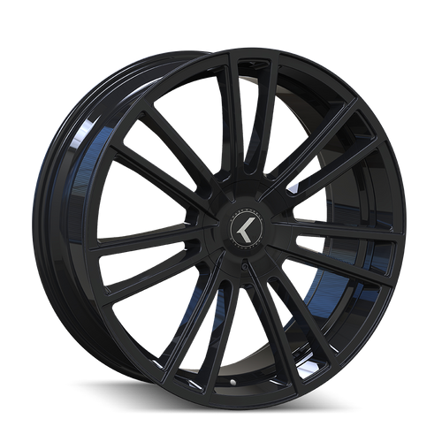 KRAZE SPECTRA 183 GLOSS BLACK 20X8.5 5-108/5-114.3 38MM 72.62MM KR183-2814GB38