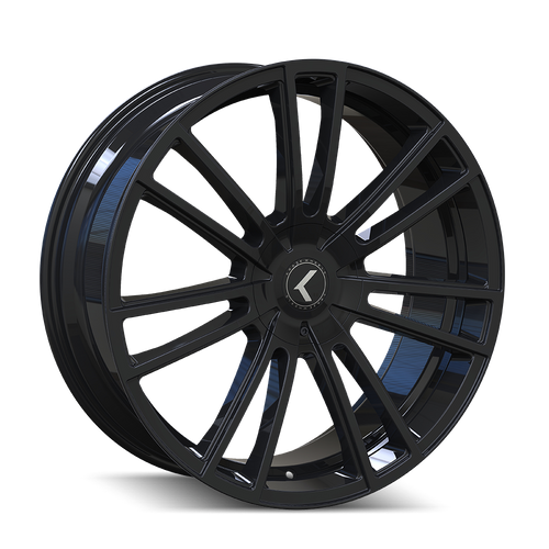 KRAZE SPECTRA 183 GLOSS BLACK 18X8 5-115/5-120 40MM 74.1MM KR183-8818GB40