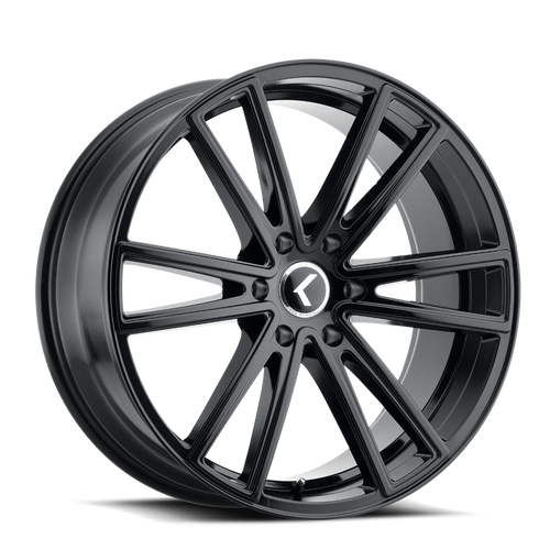 KRAZE LUSSO KR190 GLOSS BLACK 20X8.5 5-120 38MM 74.1MM KR190-2812GB38