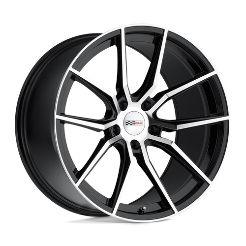 Cray SPIDER 20X10.5 65 Gloss Black W/ Mirror Cut Face 5X120.65 / 5X4.75 2005CRD655121B70