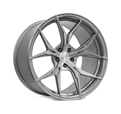 Rohana Wheels RFX5 20x10 33 Brushed Titanium 5x112 RFX520105112BT33