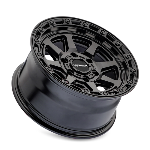 MAYHEM RIDGELINE 8306 SATIN BLACK 17X8.5 5-127 -6MM 78.1MM 8306-7873MB