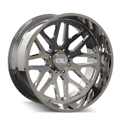 CALI OFF-ROAD INVADER 9115 CHROME 28X12 6-135 -44MM 87.1MM 9115-28236C