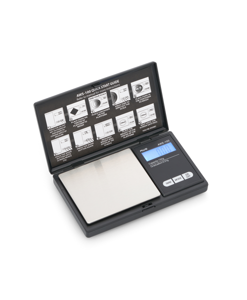 AMERICAN WEIGH SCALES - DIGITAL POCKET SCALE, 100G X 0.01G, (AWS-100)