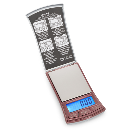 AMERICAN WEIGH SCALE IDOL SERIES DIGITAL POCKET WEIGH SCALE, 100G X 0.01G (IDOL-100)