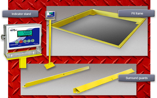 Triner PF-45 Floor Scale Pit Frame