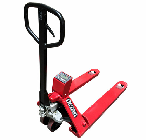Optima Narrow Pallet Jack with Integrated Scale 5000lbs