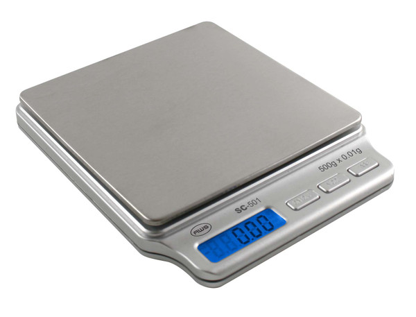 AMERICAN WEIGH SCALE - SC SERIES PRECISION DIGITAL KITCHEN SCALE, 500G X 0.01G (SC-501)