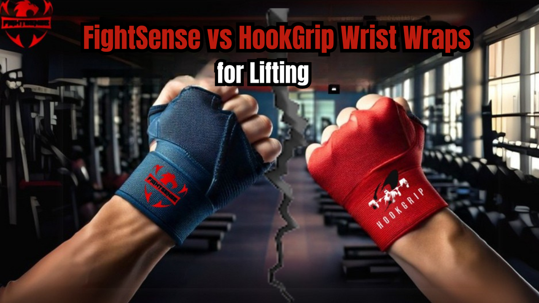Fightsense vs HookGrip Wrist Wraps for Lifting