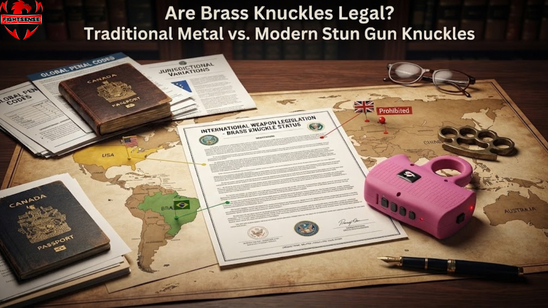 Are Brass Knuckles Legal? Traditional Metal vs. Modern Stun Gun Knuckles