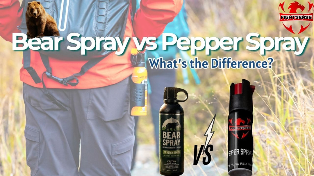 Bear Spray vs Pepper Spray: What’s the Difference?