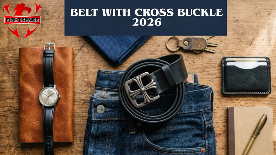 Belt with Cross Buckle 2026