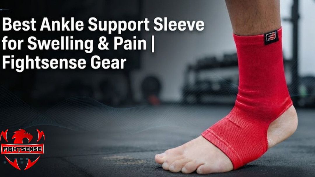 Best Ankle Support Sleeve for Swelling & Pain | Fightsense Gear
