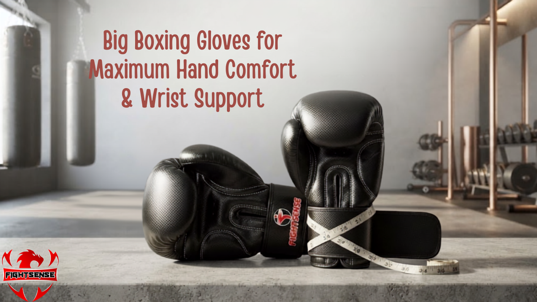 Big Boxing Gloves for Maximum Hand Comfort & Wrist Support