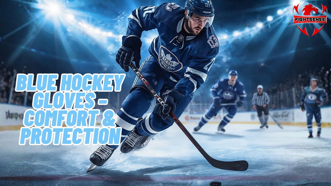 Blue Hockey Gloves – Comfort & Protection