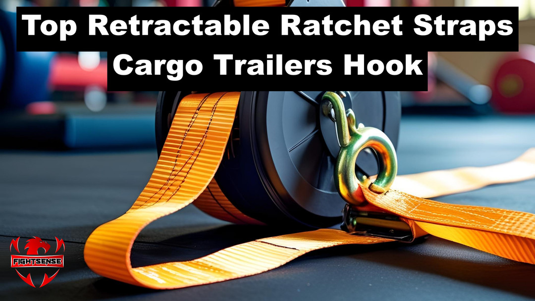 Top Retractable Ratchet Straps Cargo Trailers Hook