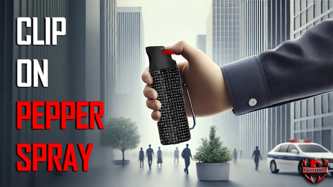 Clip On Pepper Spray with Belt Clip Guide 2026