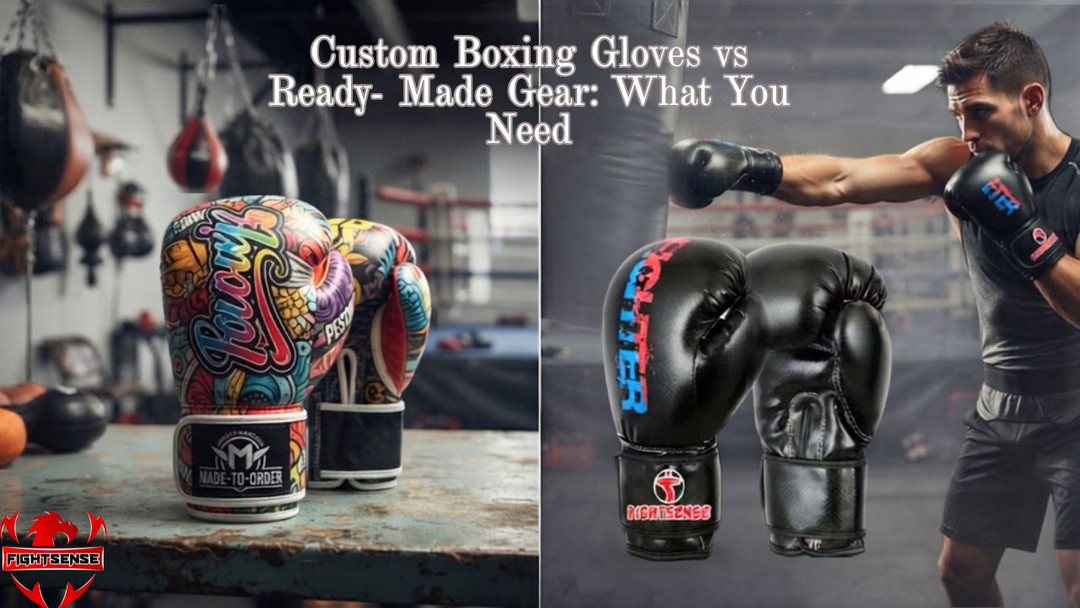 Custom Boxing Gloves vs Ready- Made Gear: What You Need