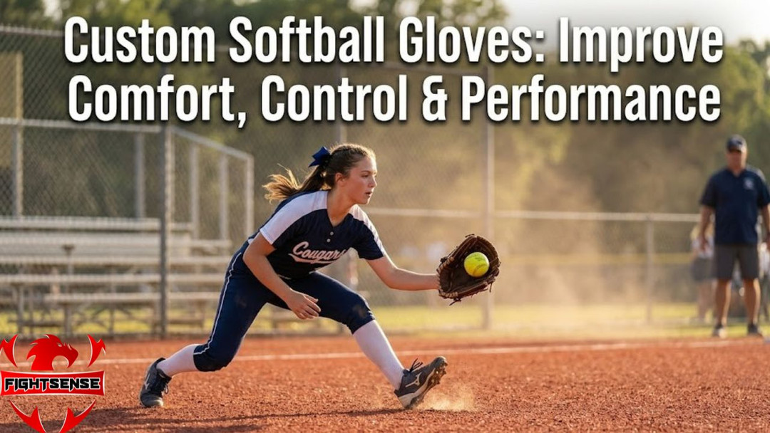 Custom Softball Gloves: Improve Comfort, Control & Performance