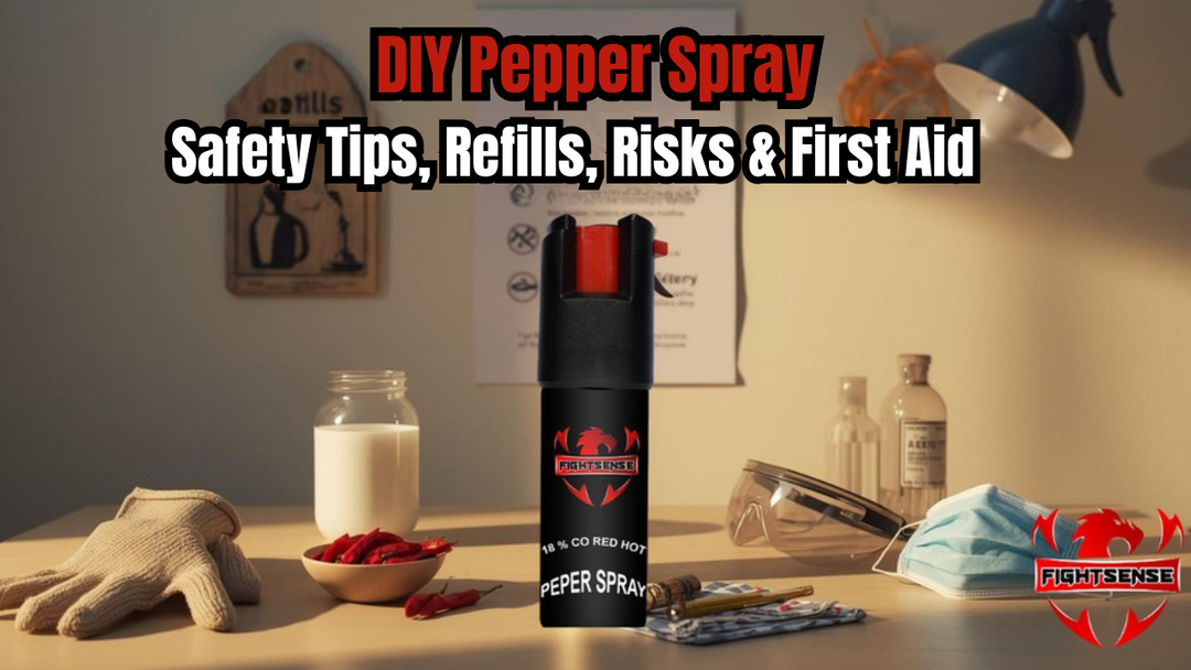 DIY Pepper Spray: Safety Tips, Refills, Risks & First Aid