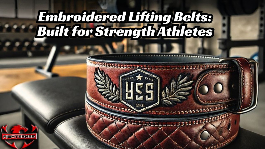 Embroidered Lifting Belts: Built for Strength Athletes