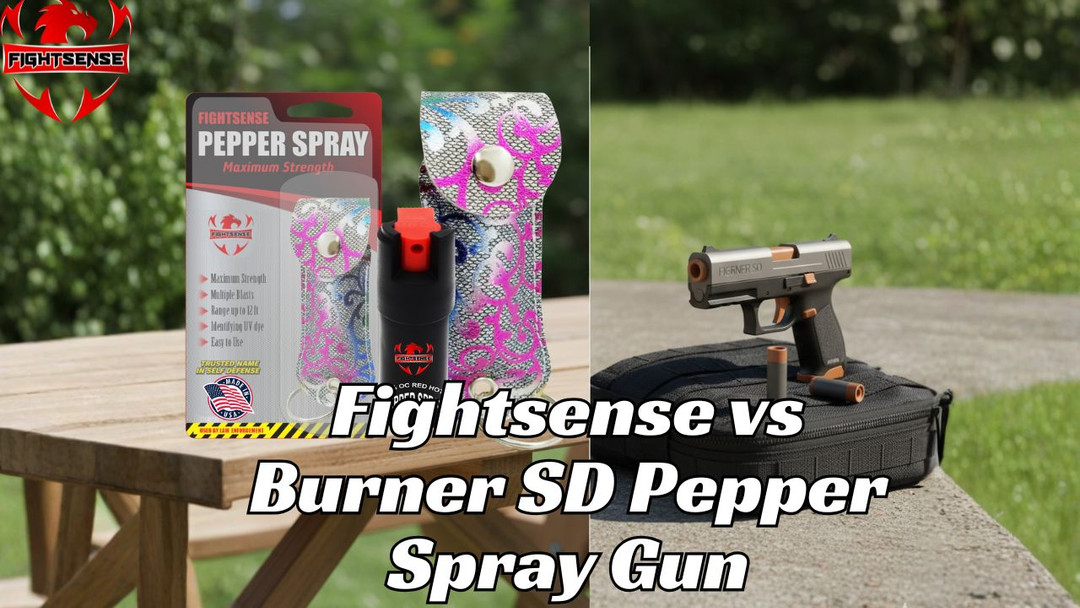 Fightsense vs Burner SD Pepper Spray Gun Review