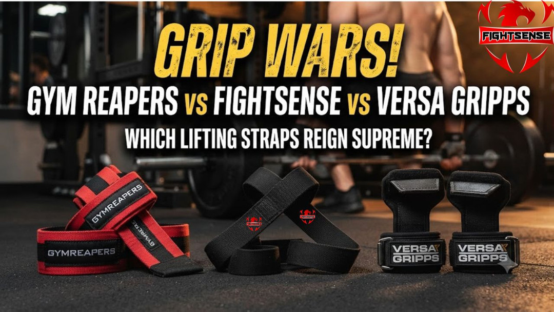 Gym Reaper Wrist Straps: FightSense vs Versa Gripps
