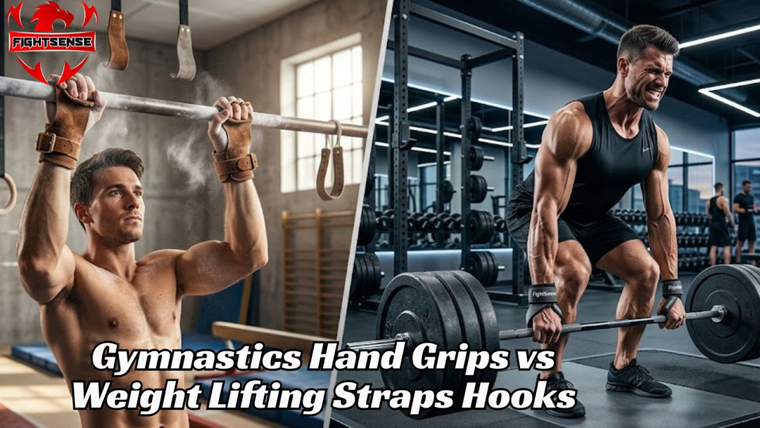 Gymnastics Hand Grips vs Weight Lifting Straps Hooks