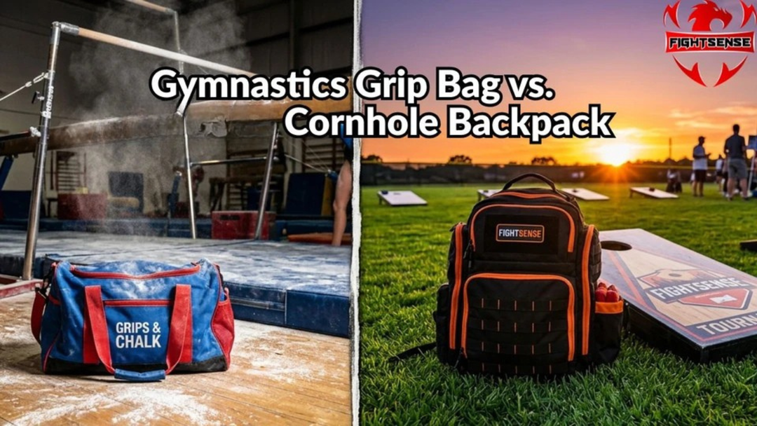 Gymnastics Grip Bag vs. Cornhole Backpack