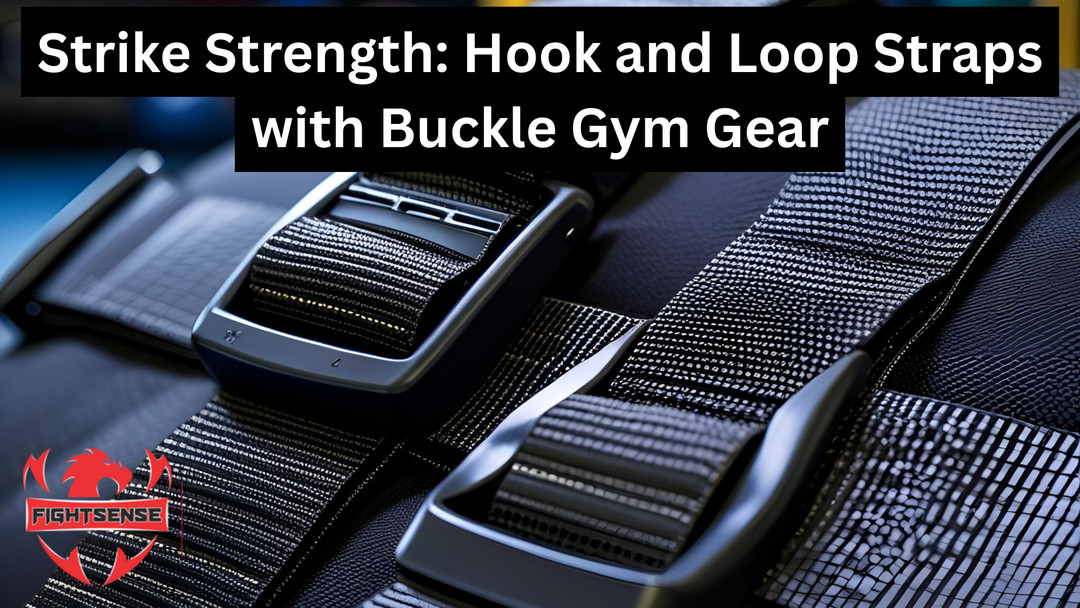 Strike Strength: Hook and Loop Straps with Buckle Gym Gear