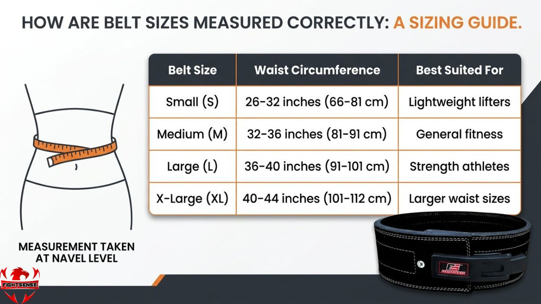 How Are Belt Sizes Measured Correctly