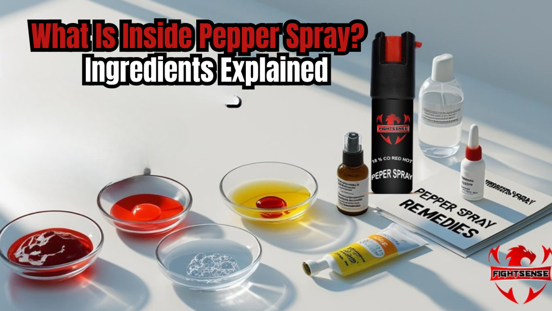 What Is Inside Pepper Spray? Ingredients Explained