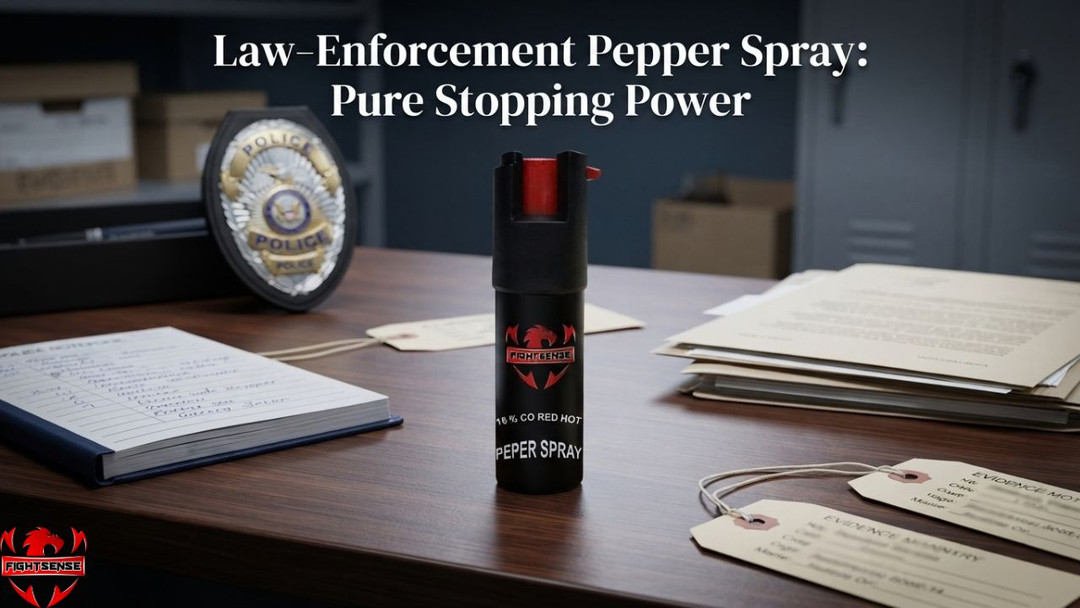 Law-Enforcement Pepper Spray: Pure Stopping Power