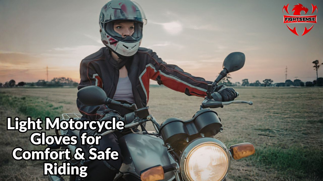 Light Motorcycle Gloves for Comfort & Safe Riding