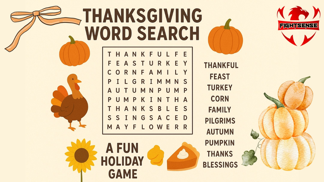 Make Memories with a Thanksgiving Word Search