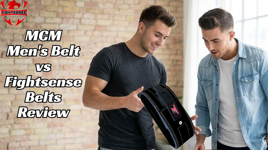 MCM Men's Belt vs Fightsense Belts Review