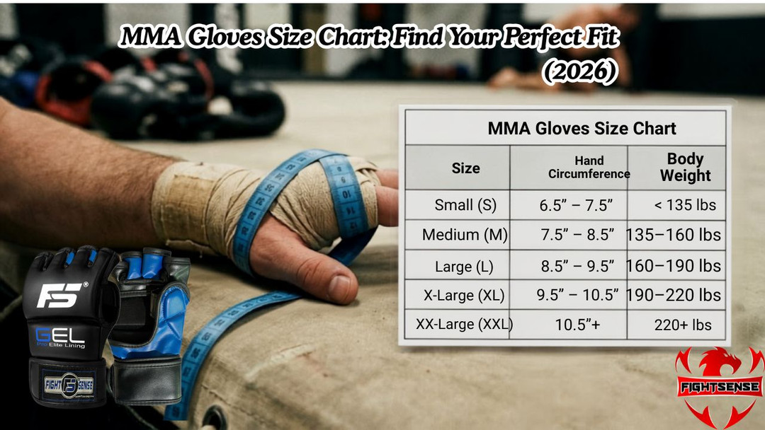 MMA Gloves Size Chart: Find Your Perfect Fit (2026)