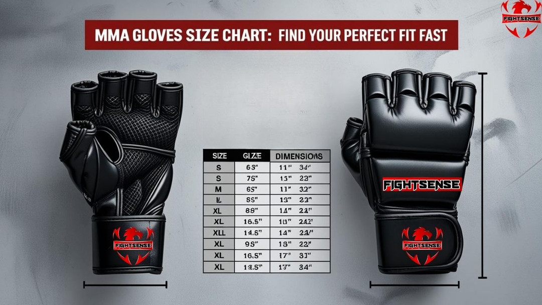 MMA Gloves Size Chart: Find Your Perfect Fit Fast